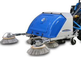Mini loader sweeper attachment
